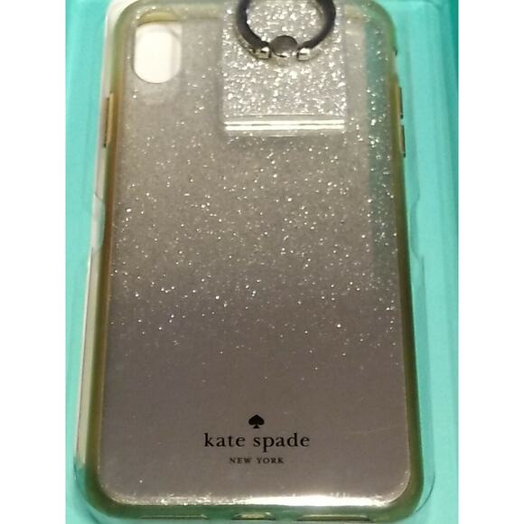 Kate Spade New York Mirror Ombre iPhone Xs Max Case, Silver - Picture 2 of 8